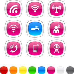 Communication icons.