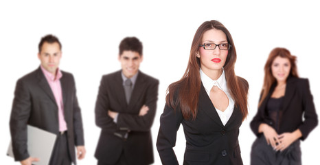 Portrait of a successful business team