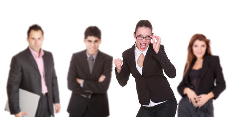 Portrait of a successful business team