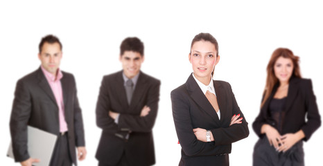 Portrait of a successful business team