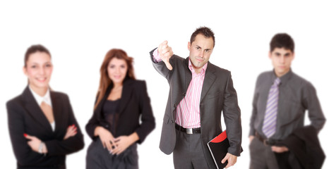 Portrait of a successful business team