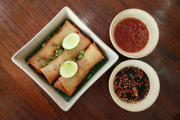 spring roll asia food