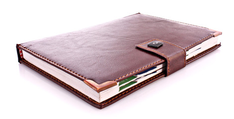 Notebook isolated on white