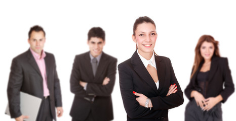 Portrait of a successful business team