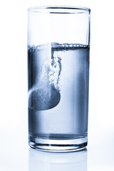 Tablet in water