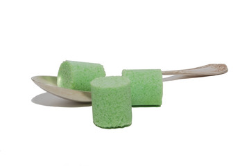 Green sugar and the spoon