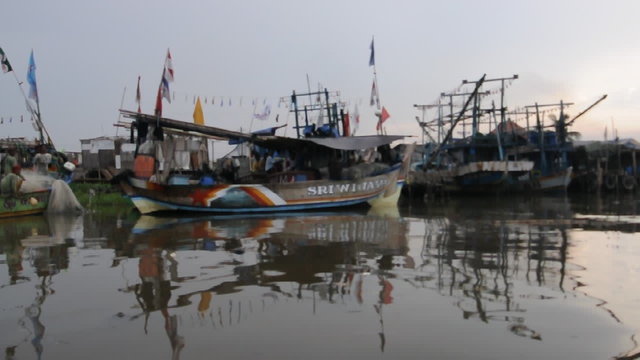 Indonesia Traditional Harbor