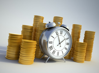 Time is money concept image