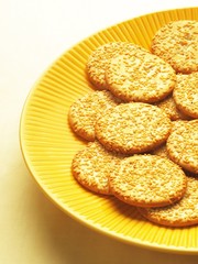 sesame biscuits