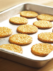 sesame biscuits