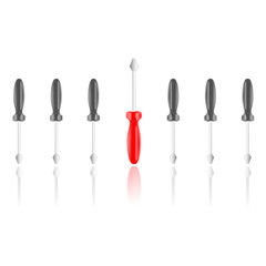vector icons of screwdriver