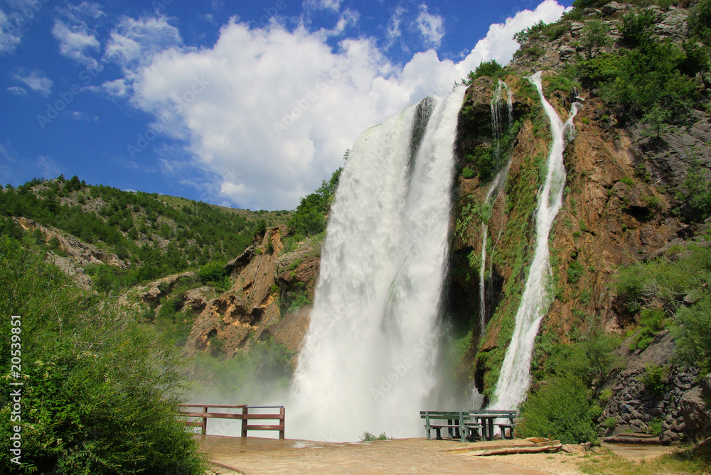 Poster Krcic Wasserfälle - Krcic waterfall 05