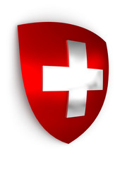 Das Eidgenössische Wappen - metall