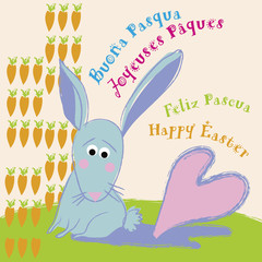 buona pasqua coniglio