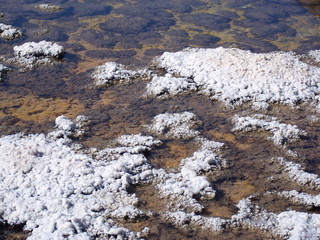 Salt lake in Death Valley