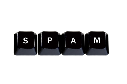 computer keys spam