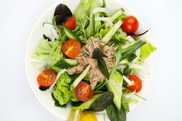 Salad with tunny and vegetable