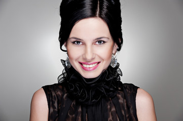 wonderful smiley woman