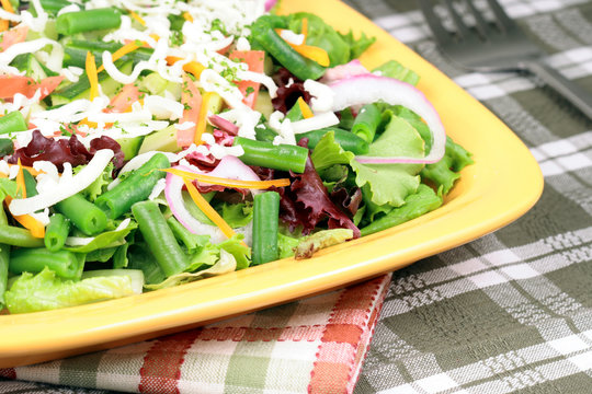 Healthy organic  salad