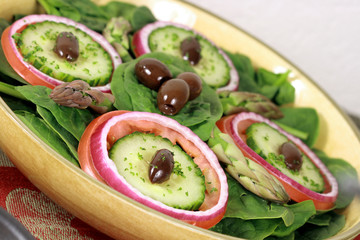 Healthy organic  salad