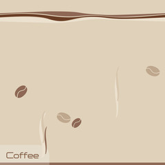 endloser Hintergrund mit Kaffeemotiv