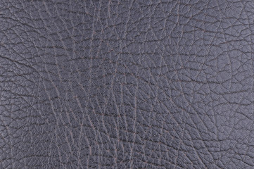 Closeup of skin surface macro picture of a black leather texture