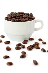 Coffee beans cup