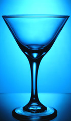 empty glass of martini