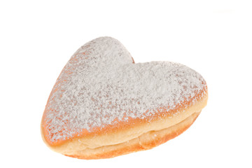 Krapfen im Fasching. Faschingskrapfen.