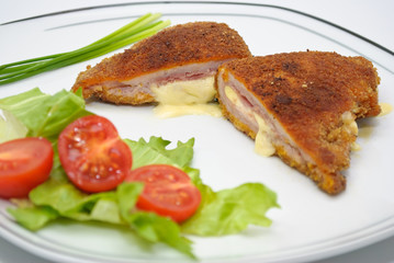 Gefülltes Schnitzel Cordon bleu