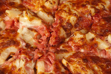 Ham and Pineapple Pizza