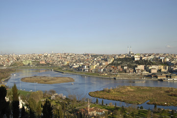 Fototapeta premium Halic (Golden Horn), Istanbul - Turkey