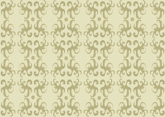 Retro wallpaper pattern - vector