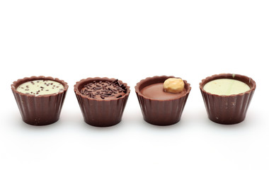 Mixed Chocolates in a row
