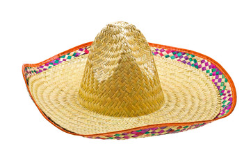 Sombrero isolated on white