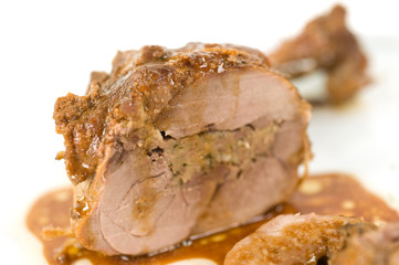 cosciotto di agello arrosto