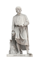 Donatello statue in Florence, Italy