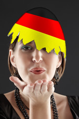 Osterfrau große Schale Deutschland