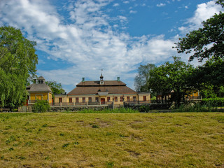 Fototapeta na wymiar Palace in Skansen park (Stockholm, Sweden)
