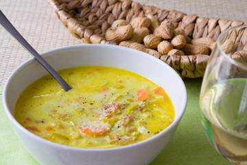 Afrikanische Gemüse Suppe