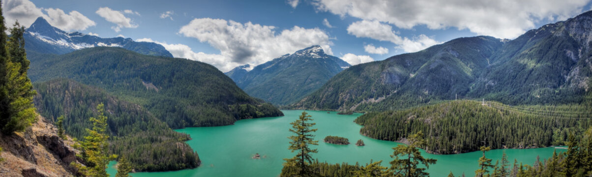 El Diablo Lake Panorama