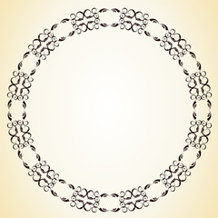 Decorative vector frame for your projects