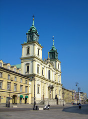 Fototapeta na wymiar Bazylika Świętego Krzyża, Warszawa, Polska