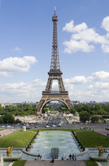 Fototapeta na wymiar Tour Eiffel, the archetypal image