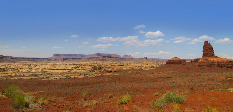 Panoramic view of Arizona desert