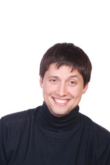 Obraz premium Closeup of a happy young man