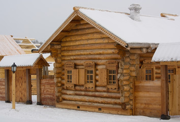 The wooden house