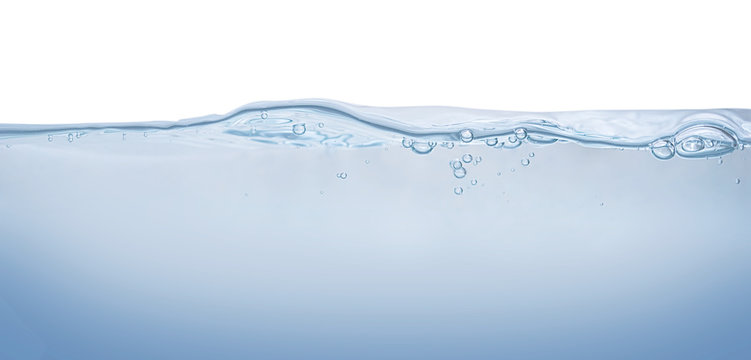 water with  bubbles