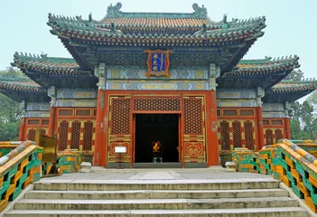 Fotobehang Beijing Beihai keizerlijk park de hal van ontvangen licht © claudiozacc