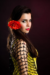 Beautiful gypsy woman